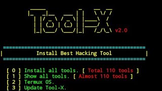 Tool-X на Termux.