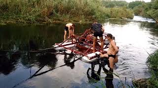 Первый спуск мини ГЭС "Практик" - The first launch of the mini Hydroelectric power plant “Practic"