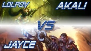 LoLPoV - Akali vs Jayce [Top] (League of Legends Live Commentary)
