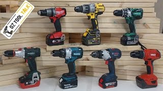 Brushless 18V Hammer Drill Fight - Milwaukee, Makita, Dewalt, Bosch, Hilti, Hitachi & Metabo