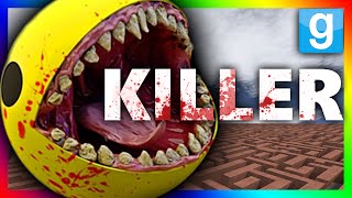 KILLER PACMAN CHALLENGE?!?! Gmod Killer Pacman Maze