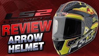 LS2 Arrow Helmet Review from Sportbiketrackgear.com