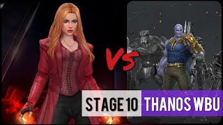 Scarlet Witch (Infinity War) Vs Stage 10 Thanos WBU | World Boss Ultimate - Marvel Future Fight