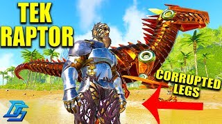 CORRUPTED LEGS, TEK RAPTOR ! EXTINCTION CHRONICLES WEEK 3 - Ark Survival Evolved