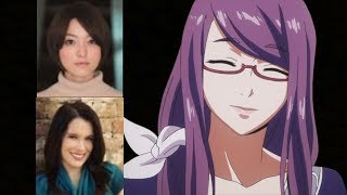 Anime Voice Comparison- Rize Kamishiro (Tokyo Ghoul)