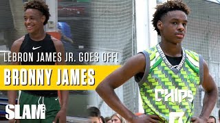 LeBron James Jr. goes OFF in George Hill Invitational | SLAM Highlights