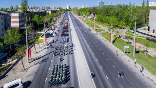 Липецк - репетиция Парада Победы 9 мая 2017 г.