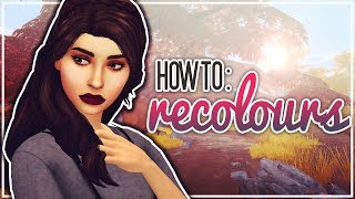 HOW TO MAKE CLOTHING RECOLOURS (EASY) || The Sims 4 How-To