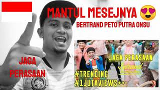 Bertrand Peto Putra Onsu - Jaga Perasaan // Official Music Video (Malaysia Reaction)