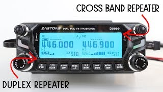 Zastone D9000 How To Set Up Duplex Repeater & Cross Band Repeaters - Part 2