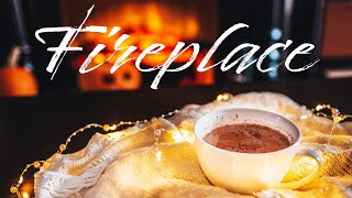 Smooth JAZZ & Fireplace - Relaxing Background JAZZ & Bossa Nova - Chill Out Music