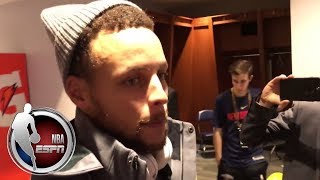 Stephen Curry talks about his ankle injury | ESPN