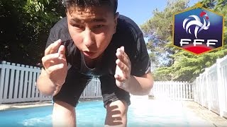 1 BUT = 1 SAUT DANS LA PISCINE HABILLÉ !