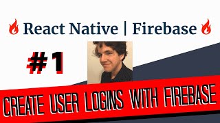 React Native - Firebase Authentication Tutorial | #1 Create LoginScreen