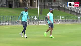 Team India's practice session at Cape Town