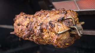How To Rotisserie a Beef Tenderloin with Horseradish Mustard Crust