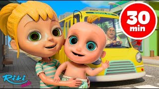 Колёса у Автобуса ? Wheels on the Bus Johny Johny and More | Nursery Rhymes Collection