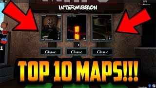 TOP 10 MAPS OF ALL TIME!!! (ROBLOX ASSASSIN)