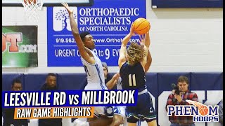 Carter Whitt FACES DOUBLE TEAMS + Will Felton Double-Double Streak in Millbrook W over Leesville Rd!