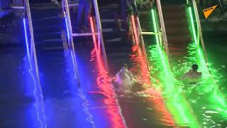 Moscovites Bathing in Icy-Cold Water Celebrate Orthodox Epiphany