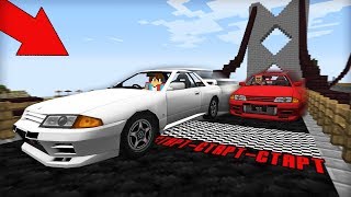 Я УСТРОИЛ ГОНКУ С ДЕРЕВЕНСКИМ ЖИТЕЛЕМ В МАЙНКРАФТ 100% ТРОЛЛИНГ ЛОВУШКА MINECRAFT ГОНКА НА МАШИНЕ