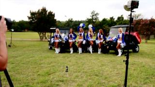Behind the scenes with Bennche and the Dallas Cowboy Cheerleaders