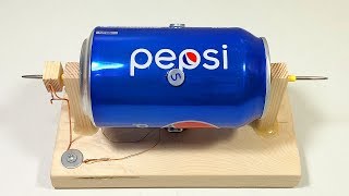 Как сделать электродвигатель из алюминиевой банки своими руками?