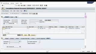 How to cancel  Material Document in SAP through MIGO   - SAP WM Basics