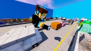 MINECRAFT: PARKOUR PO JADĄCYCH AUTACH!