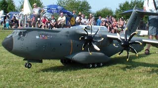 Paratrooper out a A400M Military R/C Airplane Gigantic RC Scale Airbus #RCHeliJet