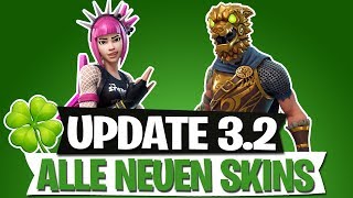 UPDATE 3.2 | NEUE SKINS | ST. PATRICK'S EVENT | FORTNITE BATTLE ROYALE Deutsch