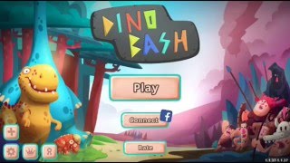 Dino Bash - Dinos v Cavemen #1 - NEW GAME (Gameplay)