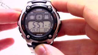 Часы Casio Illuminator AE-2000WD-1A - Инструкция, как настроить от PresidentWatches.Ru