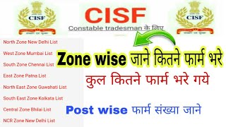 CISF Trademan में कुल कितने आवेदन किये गये हैं। || CISF Trademan में कुल कितने फार्म भरे गये हैं।