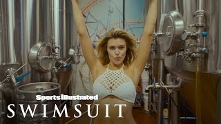 Samantha Hoopes Stunning Summer Of Swim Beach Body Workout | Sports Illustrated Swimsuit