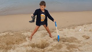 Kids Playing on the Beach.   Funny video compilation from Kids Toys Channel