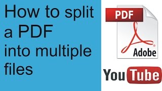 How to split a PDF document into multiple files free