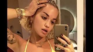 Rita Ora thrills with saucy underboob bikini flash: 'Oh my word'