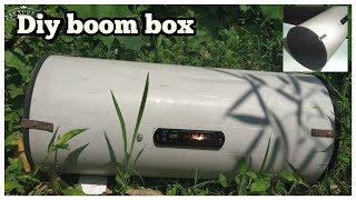 Diy pvc pipe boom box with Bluetooth