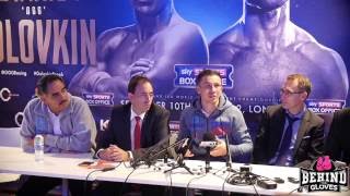 FULL POST KELL BROOK FIGHT- GENNADY GOLOVKIN PRESS CONFERENCE