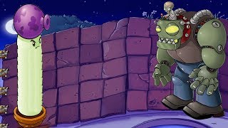 Plants vs Zombies Hack - 1 Fume-shroom vs Dr. Zomboss