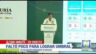 La Consulta Anticorrupción no supera el umbral de voto necesario