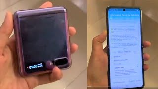 Samsung Galaxy Z Flip - First Hands On Video