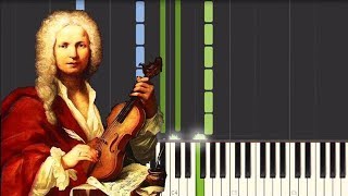The Four Seasons - Winter - Antonio Vivaldi [Piano Tutorial] (Synthesia)