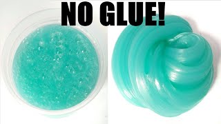 ?HOW TO MAKE SLIME WITHOUT GLUE OR ANY ACTIVATOR! ?NO BORAX! NO GLUE!