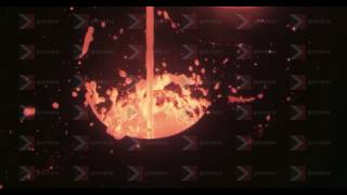 Pouring of molten metal