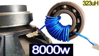 How to increase subwoofer bass, Tips to use free chokes for better bass boost for speakers