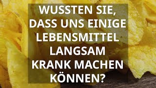 Ungesunde Ernährung und gefährliche Lebensmittel