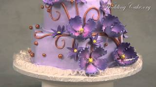 Purple Wedding Cakes | Elegant Wedding Cake | Purple Passion