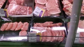 Цены на мясо в магазине "Седьмой континент"